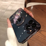 Electroplated iPhone Case with Integrated Camera Lens Protector