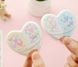 Two-Piece Love Heart Correction Tape