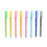 Color double line fluorescent marker pen