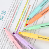 Colored Thick Strokes And Accent Pens Candy Color Pastel Note Set
