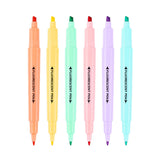 Colored Thick Strokes And Accent Pens Candy Color Pastel Note Set