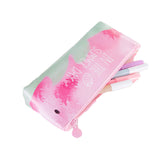 Strawberry leather pencil case