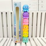 Cute Octopus Shape Stitching Highlighter Multicolor