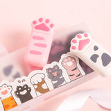 Cute cat's claw correction tape set creative correction tape