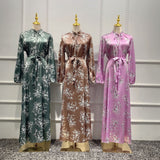 Dubai Elegant Satin Oversized Dress