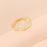 Full Diamond Lightning Angel Butterfly Ring Female Personality Trend Fashion Jewelry