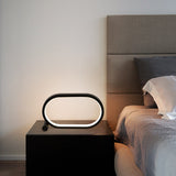 Oval Acrylic LED Desk Lamp – Touch Dimmable, USB Plug-In