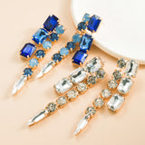 Trendy Super Design Alloy Diamond Geometric Earrings