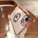 Electroplated iPhone Case with Integrated Camera Lens Protector