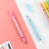 Dream color fluorescent double line pen