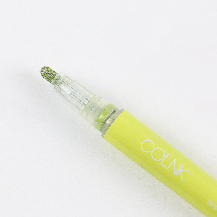 Dream color fluorescent double line pen