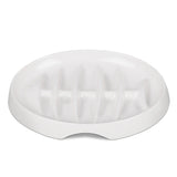 Cat Slow Feeder Bowl Slow Feed Cat Dish Fishbone Cat Slow Feeder Small Interactive Dog Feeder Dish Anti Gulping Pet Bowl For Cat And Dog Slow Eating To Against Bloat