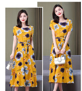 2023 with this stylish Summer Round -neck Printing Women Tops
