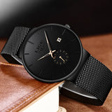 Men's Watches Luxury Brand Gift Male Clock Business Quartz Wristwatch Watch For Men Relogio Masculino
