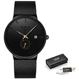 Men's Watches Luxury Brand Gift Male Clock Business Quartz Wristwatch Watch For Men Relogio Masculino