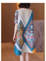 Women's Clothing 2023 Stylish Vintage Floral Print Elegant Party Summer Dresses