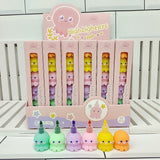 Cute Octopus Shape Stitching Highlighter Multicolor