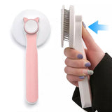 Self-Cleaning Pet Grooming Brush for Cats & Dogs