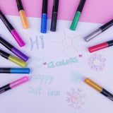 Contour Double Line Pen Flashing Highlighter