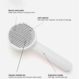 Self-Cleaning Pet Grooming Brush for Cats & Dogs