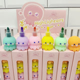 Cute Octopus Shape Stitching Highlighter Multicolor