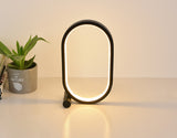 Oval Acrylic LED Desk Lamp – Touch Dimmable, USB Plug-In