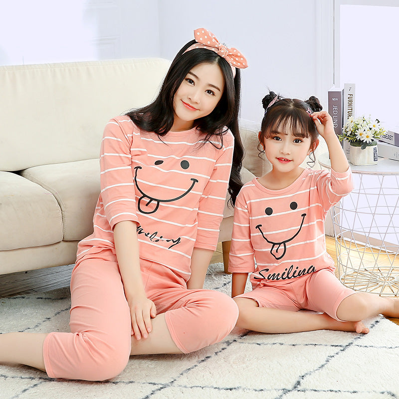 Children Pajamas Boys Summer Thin Cotton Boys Girls