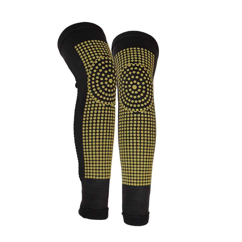 Middle-aged And Elderly Extended Moxa Velvet Self-heating Knee Pads