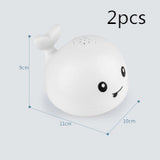 New Baby Bathroom Bath Electric Induction Whale Spray Small Toy