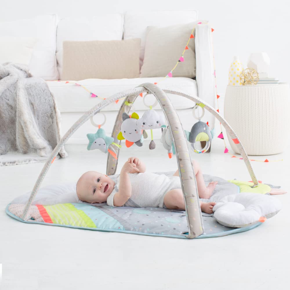 Skip Hop Silver Lining Cloud Baby Play Mat and Activity Gym, Multi
