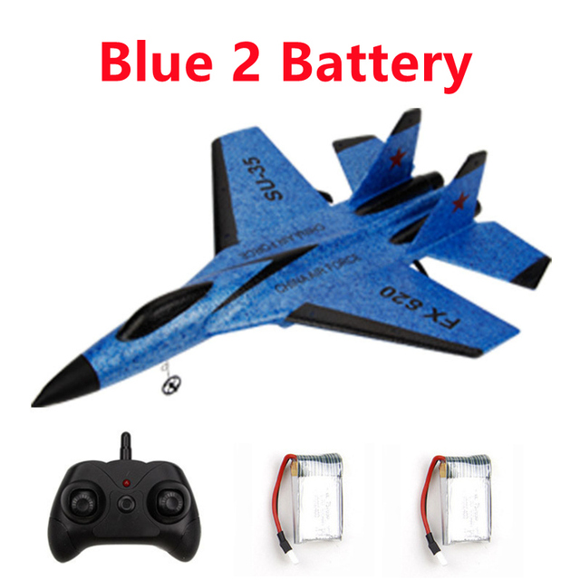 Roclub FX-620 SU-35 RC Airplane 2.4G Remote Control Plane Fighter Model Boys Glider Airplane EPP Foam RC Plane Toy Gift For Kids