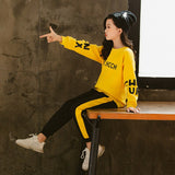 Clothing Set Girls Clothes Autumn Long Sleeve Shirts + Pants Kids Tracksuit For Girls Clothing Sets Sport Suit 5 6 8 10 12 Years
