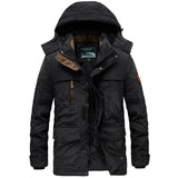Winter parka men jacket Mens Plus velvet Men Hooded Windbreaker coats men's casual warm jackets coat Detachable hat L-6XL 8186