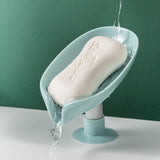 xiaomi Bathroom Supplies Shower Soap Holder Leaf Shape Soap Box Drain Soap Holder Box sponge Storage Plate Tray Bathroom Gadg