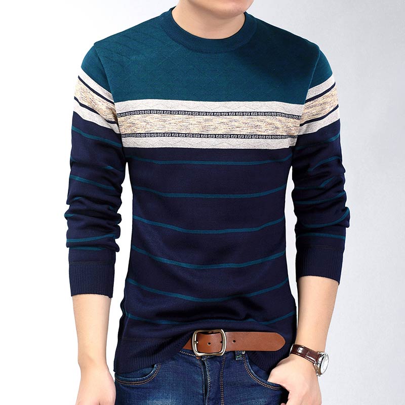 2023 Fashion Casual Clothing Social Fitness Bodybuilding Striped T Shirts Men T-shirt Jersey Tee Shirt Pullover Sweater Camisa