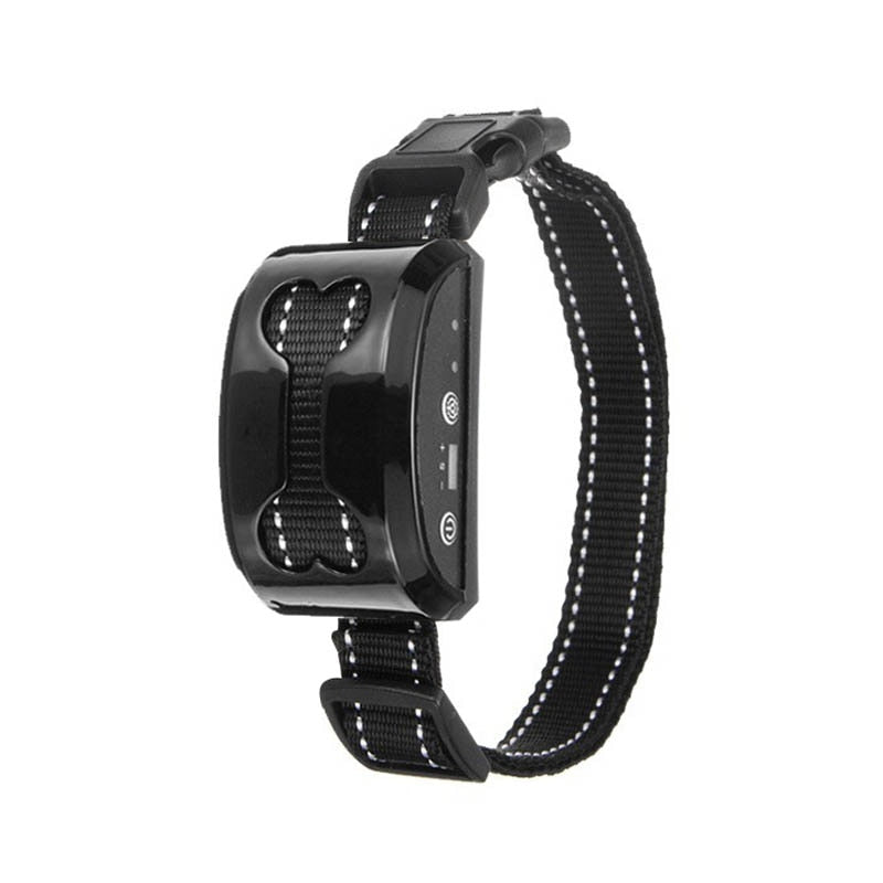 Waterproof Pet Dog Anti Bark Collar Control Train USB Rechargeable Stop Barking Pet Dog Waterproof Ultrasonic Training Collars