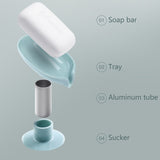 xiaomi Bathroom Supplies Shower Soap Holder Leaf Shape Soap Box Drain Soap Holder Box sponge Storage Plate Tray Bathroom Gadg
