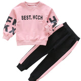 Clothing Set Girls Clothes Autumn Long Sleeve Shirts + Pants Kids Tracksuit For Girls Clothing Sets Sport Suit 5 6 8 10 12 Years