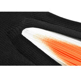SEQINYY Midi Elegant Dress 2020 Autumn Winter New Fashion Design Women Black Knitting Spliced Orange Print Pleated Casual