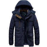 Winter parka men jacket Mens Plus velvet Men Hooded Windbreaker coats men's casual warm jackets coat Detachable hat L-6XL 8186