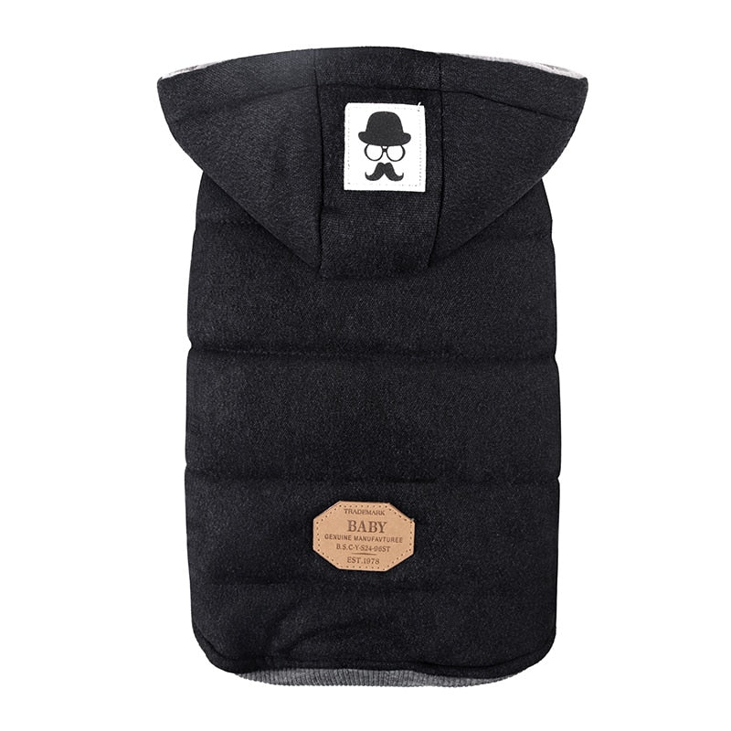 Winter Warm Pet Dog Clothes Hooded Thick Warm Clothes Cotton Cat Puppy Dogs Coat Jackets Chihuahua Yorkie Clothing S-XXL