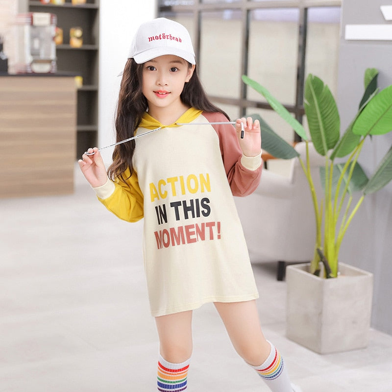 Girls Long Sleeve Tops 2022 Spring Cartoon Print Toddler Baby Hoodies  2-8 Year Tee T-shirt Cotton Children Autumn Outfit