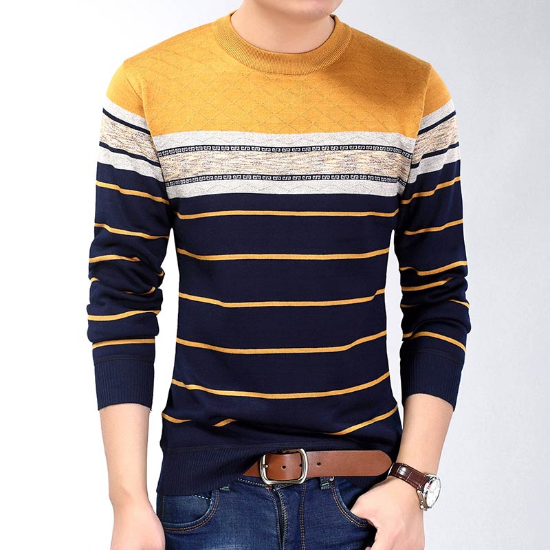 2023 Fashion Casual Clothing Social Fitness Bodybuilding Striped T Shirts Men T-shirt Jersey Tee Shirt Pullover Sweater Camisa