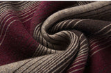 ZUOMAN Autumn Office Turtleneck Knitted Dress for Women Elegant Striped Sweaters Dresses Long Sleeves Female A-line Winter Dress