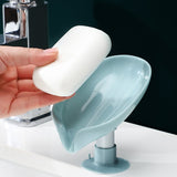 xiaomi Bathroom Supplies Shower Soap Holder Leaf Shape Soap Box Drain Soap Holder Box sponge Storage Plate Tray Bathroom Gadg