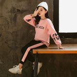 Clothing Set Girls Clothes Autumn Long Sleeve Shirts + Pants Kids Tracksuit For Girls Clothing Sets Sport Suit 5 6 8 10 12 Years