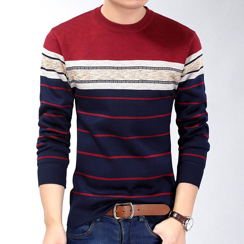 2023 Fashion Casual Clothing Social Fitness Bodybuilding Striped T Shirts Men T-shirt Jersey Tee Shirt Pullover Sweater Camisa