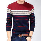 2023 Fashion Casual Clothing Social Fitness Bodybuilding Striped T Shirts Men T-shirt Jersey Tee Shirt Pullover Sweater Camisa