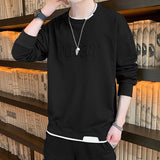 New Male Sweatshirt Small Details Design Tops Men Long Sleeve Asual T-shirt Popular Jacket Coat Boys Clothing Fashion For Autumn