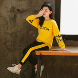 Clothing Set Girls Clothes Autumn Long Sleeve Shirts + Pants Kids Tracksuit For Girls Clothing Sets Sport Suit 5 6 8 10 12 Years